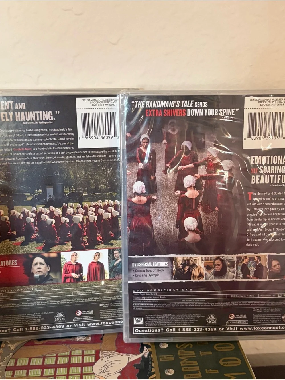 The Handmaid's Tale Season One & Two DVD Set